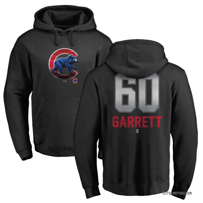 Braxton Garrett Youth Black Chicago Cubs Branded Midnight Mascot Pullover Hoodie -