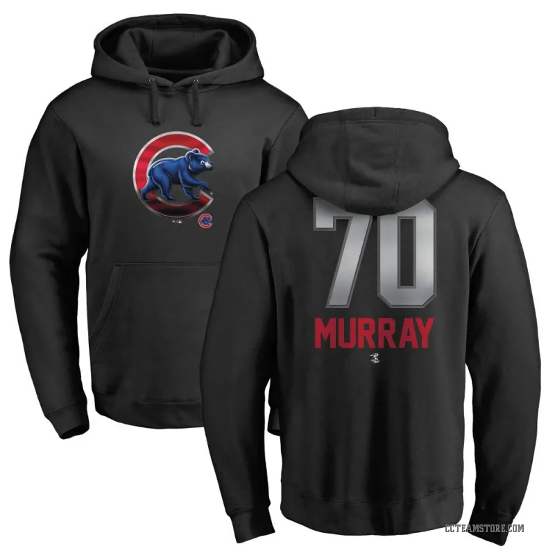 Jayden Murray Youth Black Chicago Cubs Branded Midnight Mascot Pullover Hoodie -