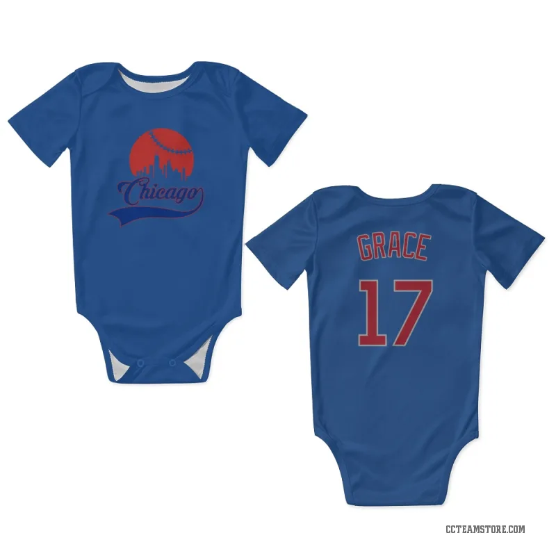 Mark Grace Royal Chicago Cubs Newborn & Infant Bodysuit