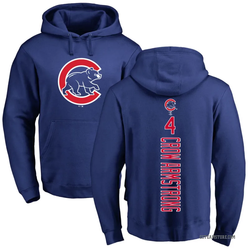 Pete Crow-Armstrong Youth Royal Chicago Cubs Backer Pullover Hoodie