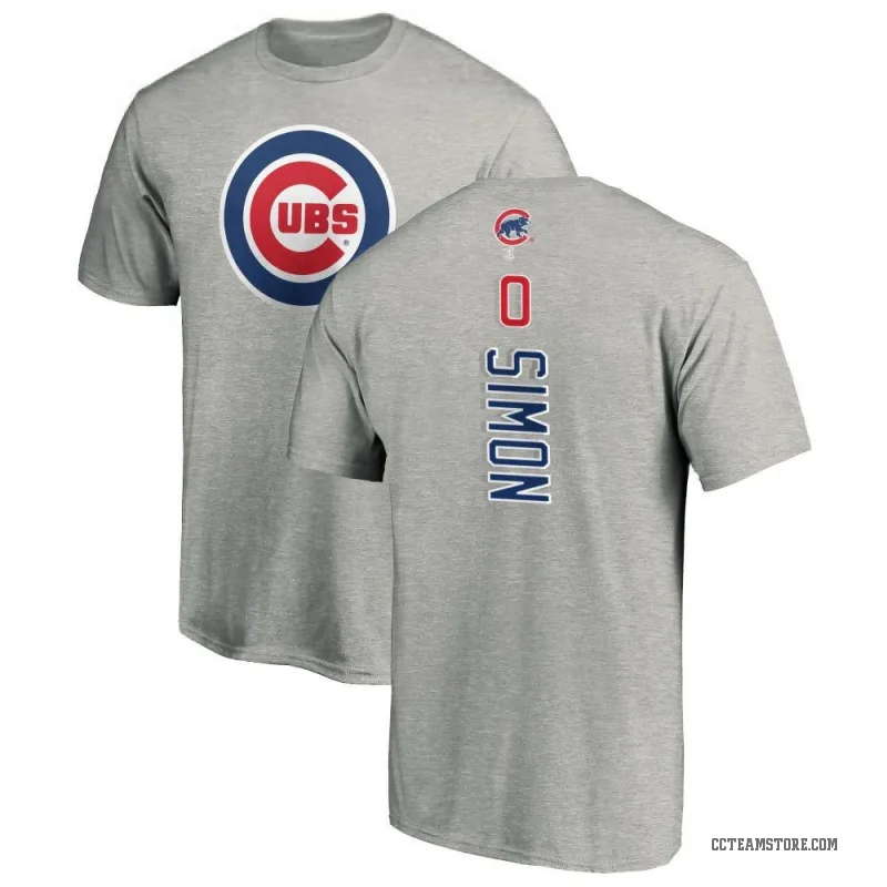 Ronny Oliver Simon Men's Olive Chicago Cubs Backer T-Shirt - Ash