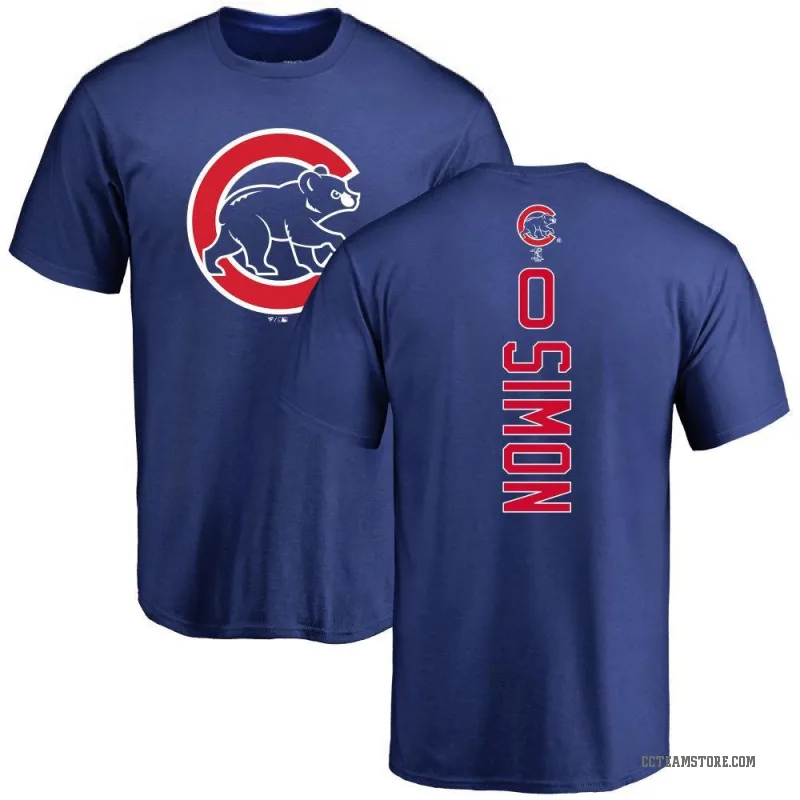 Ronny Oliver Simon Men's Olive Chicago Cubs Backer T-Shirt - Royal