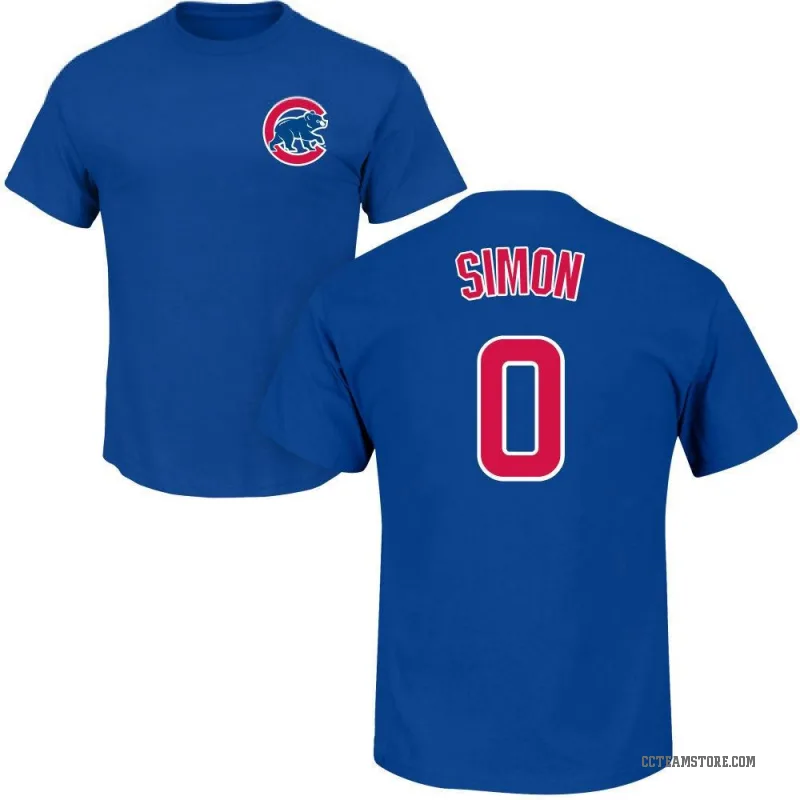 Ronny Oliver Simon Youth Olive Chicago Cubs Roster T-Shirt - Royal