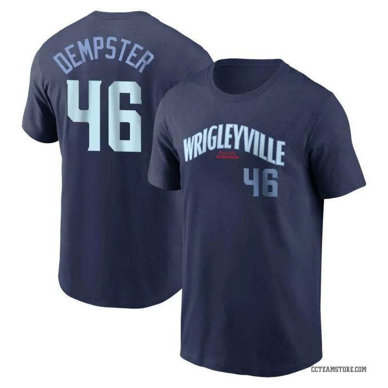 Ryan Dempster Men's Navy Chicago Cubs City Connect T-Shirt