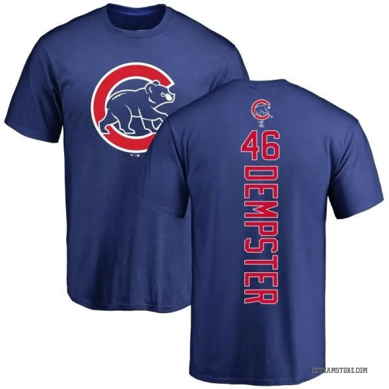 Ryan Dempster Men's Royal Chicago Cubs Backer T-Shirt -