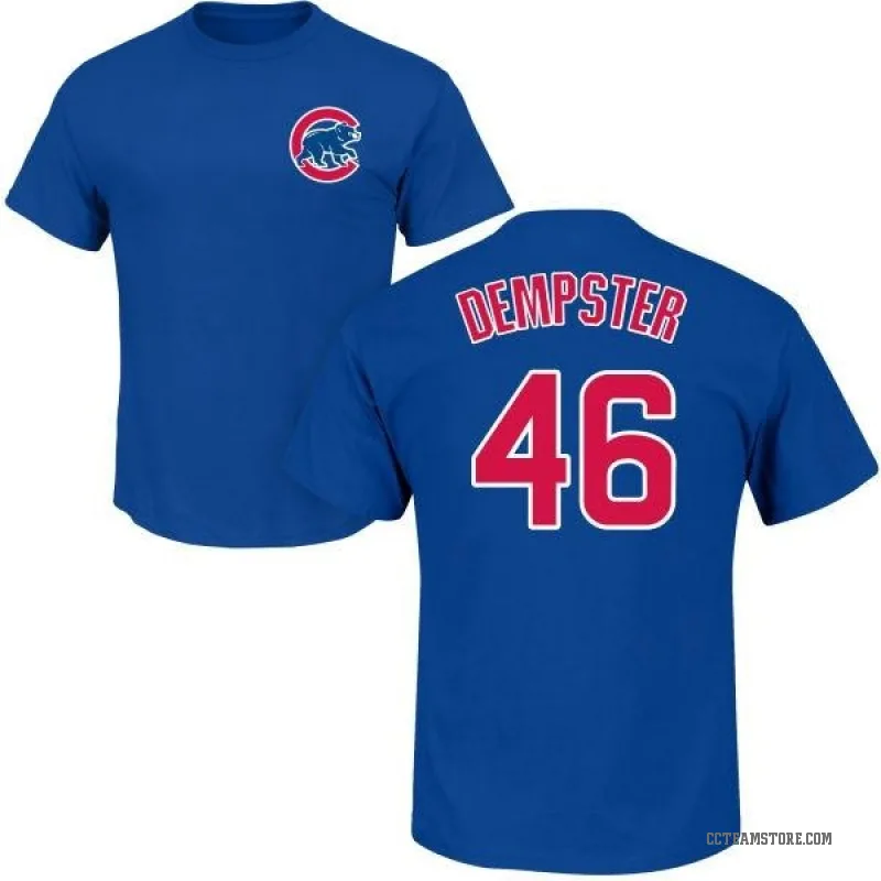 Ryan Dempster Men's Royal Chicago Cubs Roster T-Shirt -