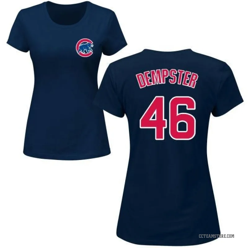 Ryan Dempster Women's Navy Chicago Cubs Roster T-Shirt -