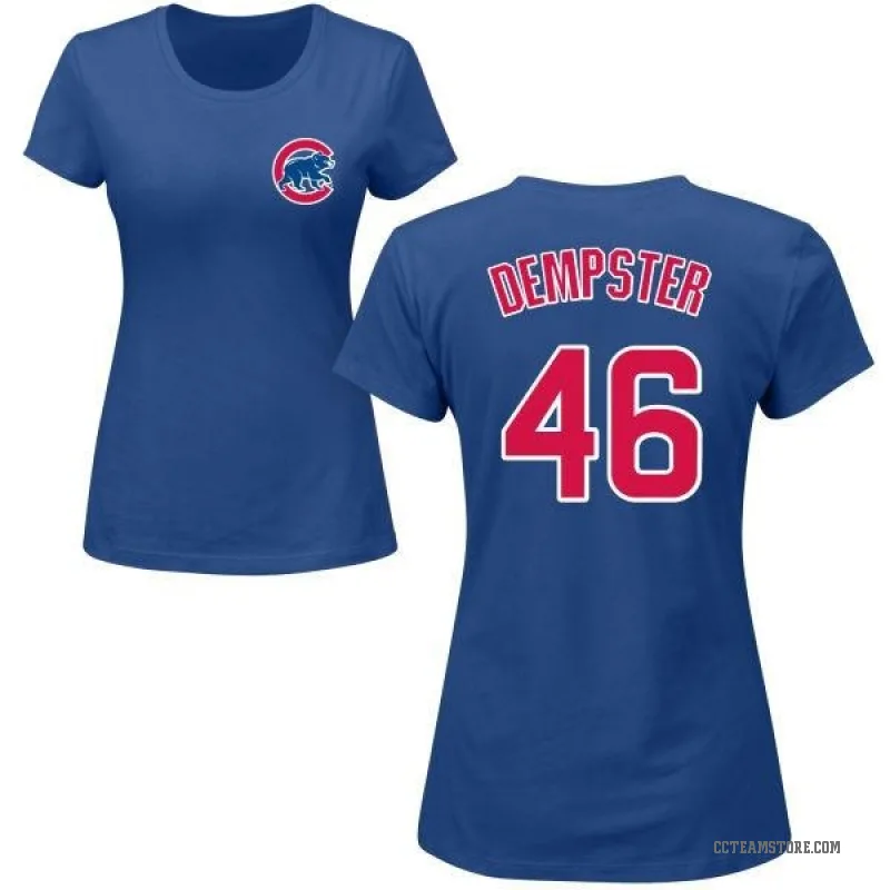 Ryan Dempster Women's Royal Chicago Cubs Roster T-Shirt -