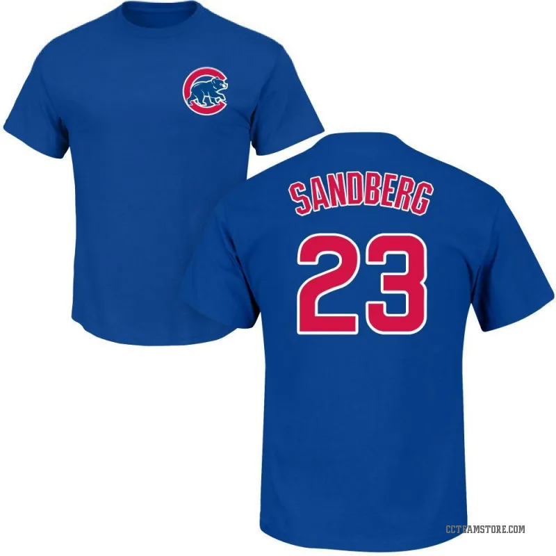 Ryne Sandberg Youth Royal Chicago Cubs Roster T-Shirt -
