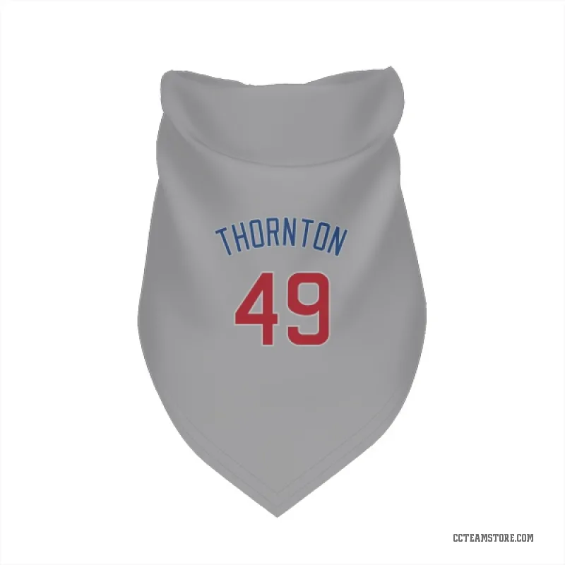 Trent Thornton  Gray Chicago Cubs  Cat & Dog Pet Bandana