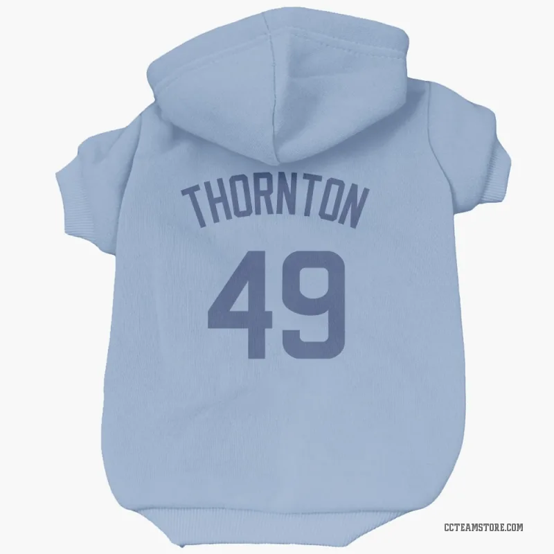 Trent Thornton  Light Blue Chicago Cubs  Cat & Dog Pet Hoodie