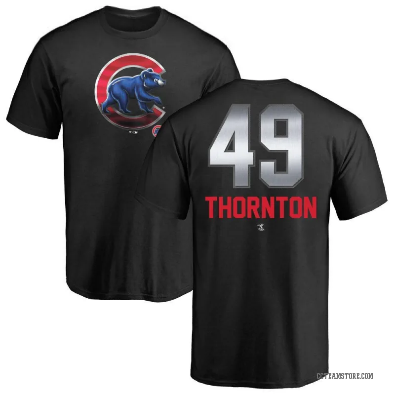 Trent Thornton Men's Black Chicago Cubs Midnight Mascot T-Shirt -