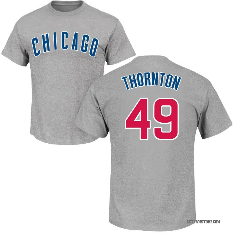 Trent Thornton Men's Gray Chicago Cubs Roster T-Shirt -