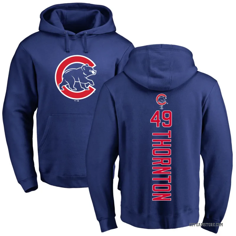 Trent Thornton Men's Royal Chicago Cubs Backer Pullover Hoodie