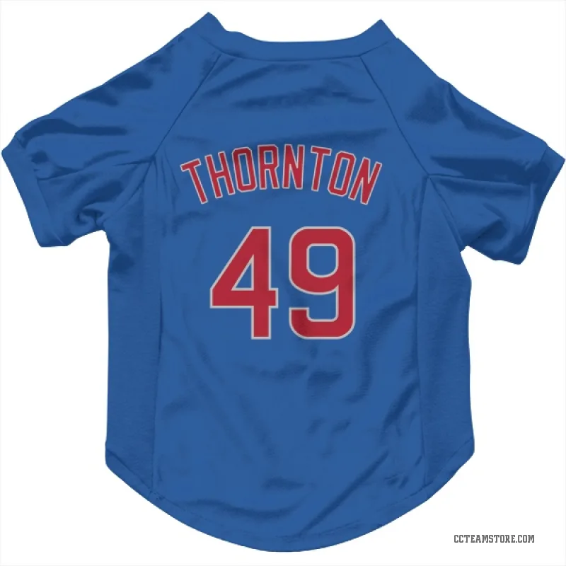 Trent Thornton  Royal Chicago Cubs  Cat & Dog Pet Jersey