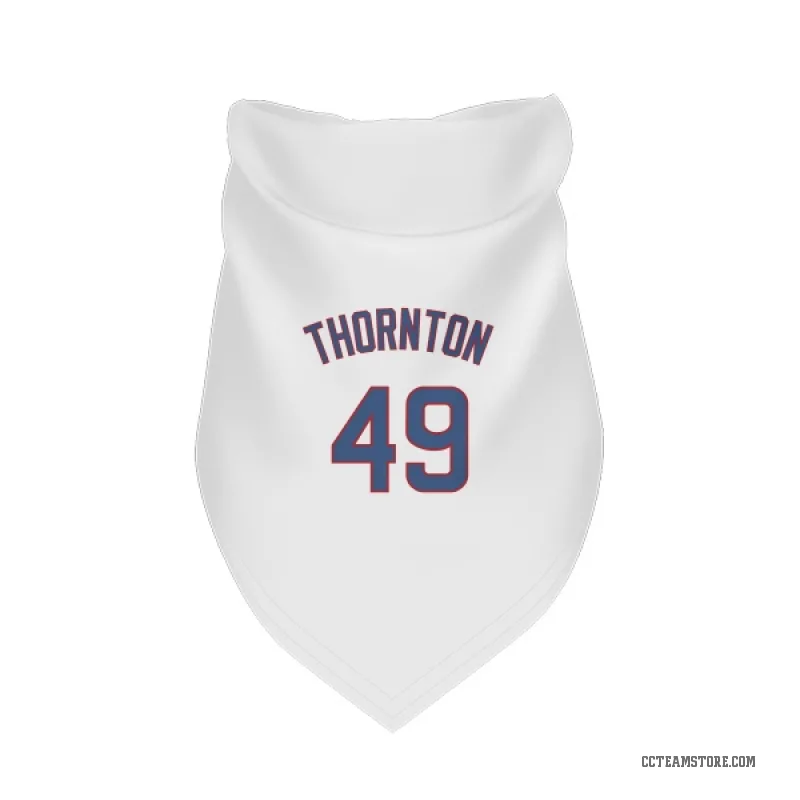 Trent Thornton  White Chicago Cubs  Cat & Dog Pet Bandana