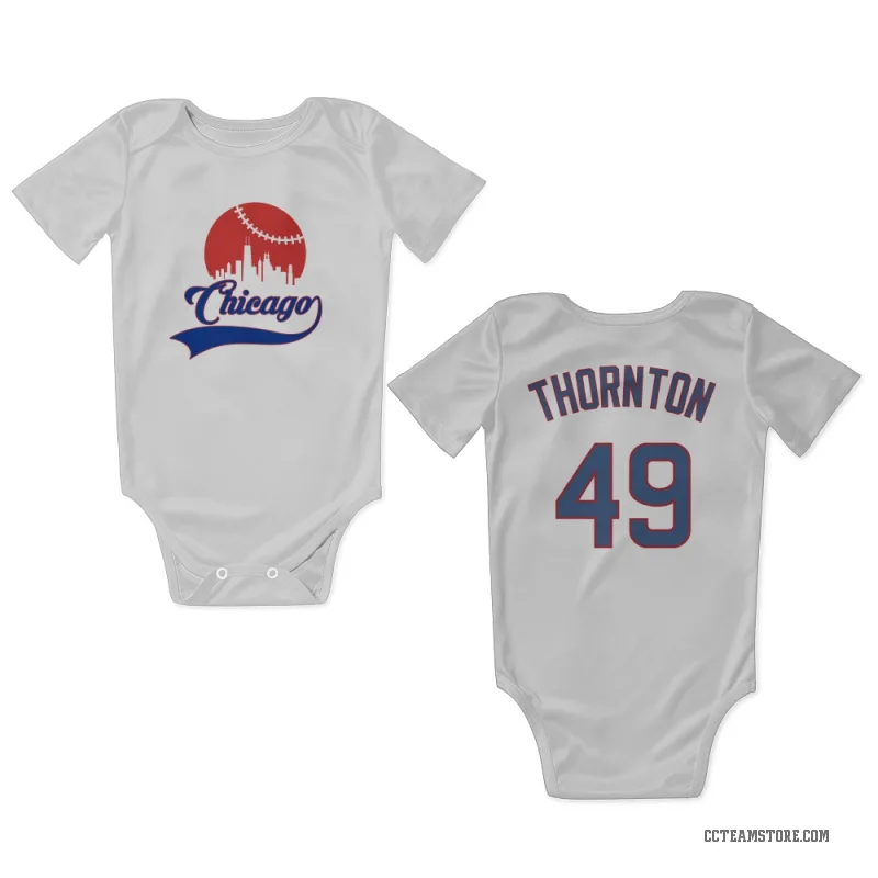Trent Thornton  White Chicago Cubs  Newborn & Infant Bodysuit