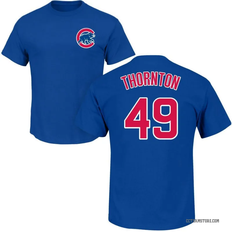 Trent Thornton Youth Royal Chicago Cubs Roster T-Shirt -