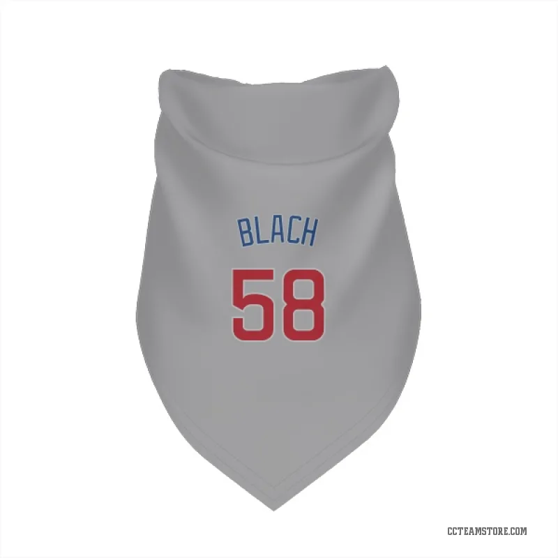 Ty Blach  Gray Chicago Cubs  Cat & Dog Pet Bandana