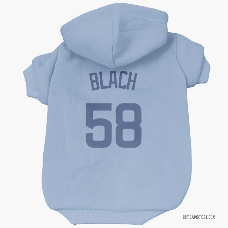 Ty Blach  Light Blue Chicago Cubs  Cat & Dog Pet Hoodie