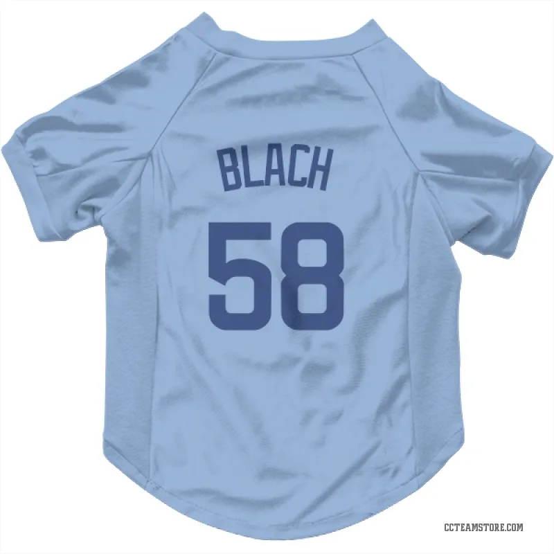 Ty Blach  Light Blue Chicago Cubs  Cat & Dog Pet Jersey