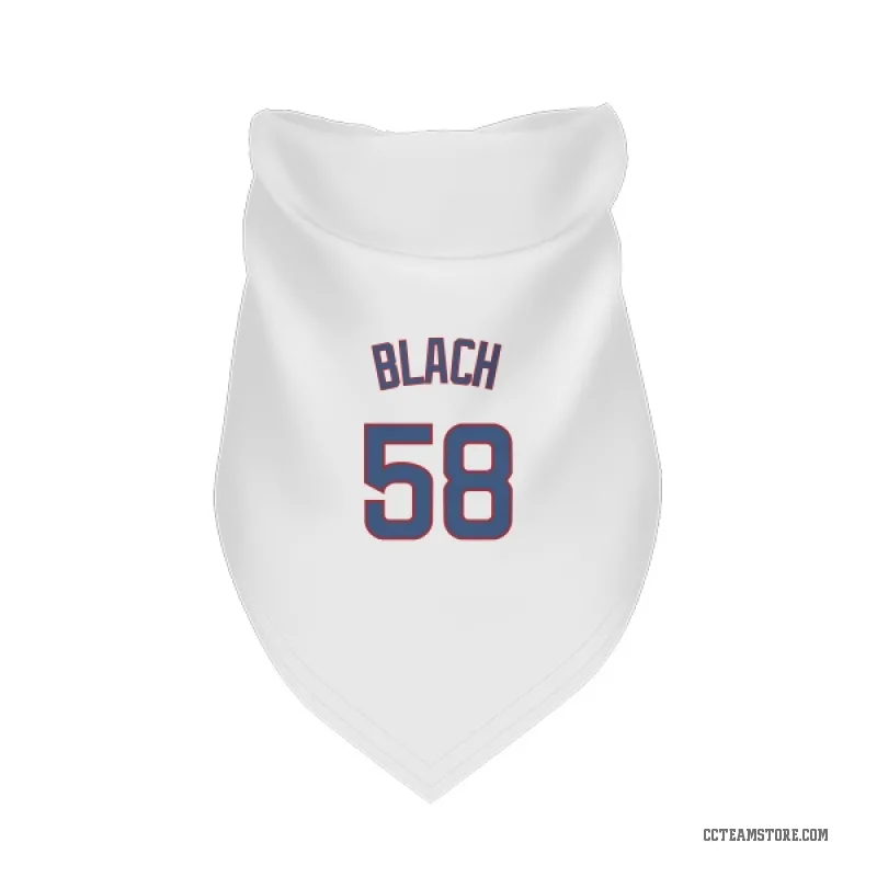 Ty Blach  White Chicago Cubs  Cat & Dog Pet Bandana