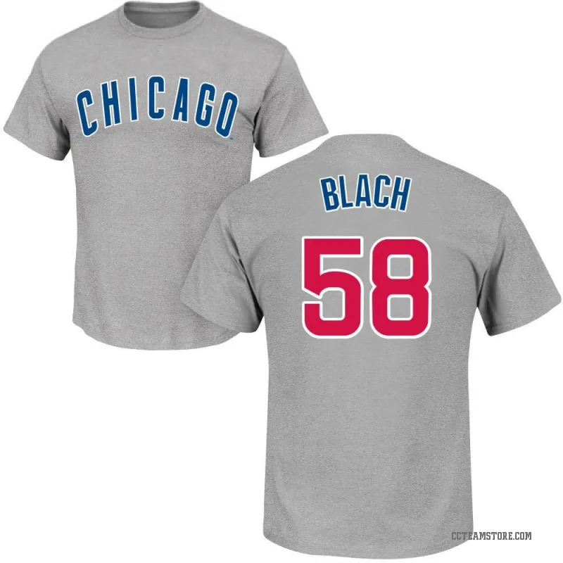 Ty Blach Youth Gray Chicago Cubs Roster T-Shirt -