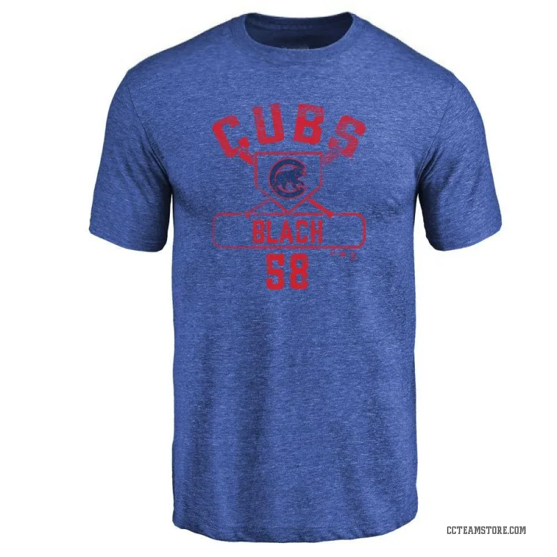 Ty Blach Youth Royal Chicago Cubs Base Runner T-Shirt -