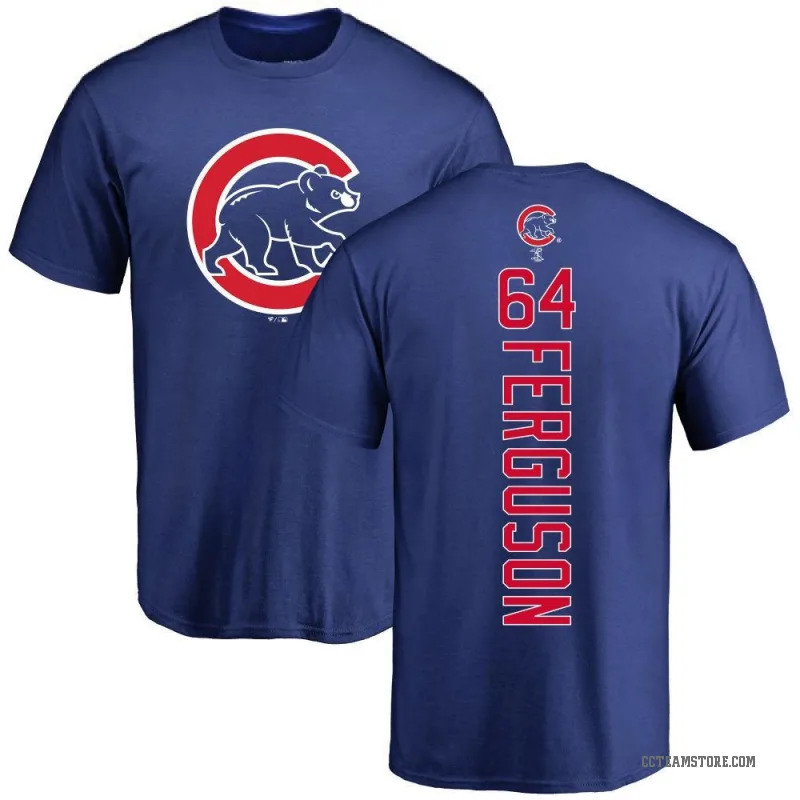 Tyler Ferguson Men's Royal Chicago Cubs Backer T-Shirt -