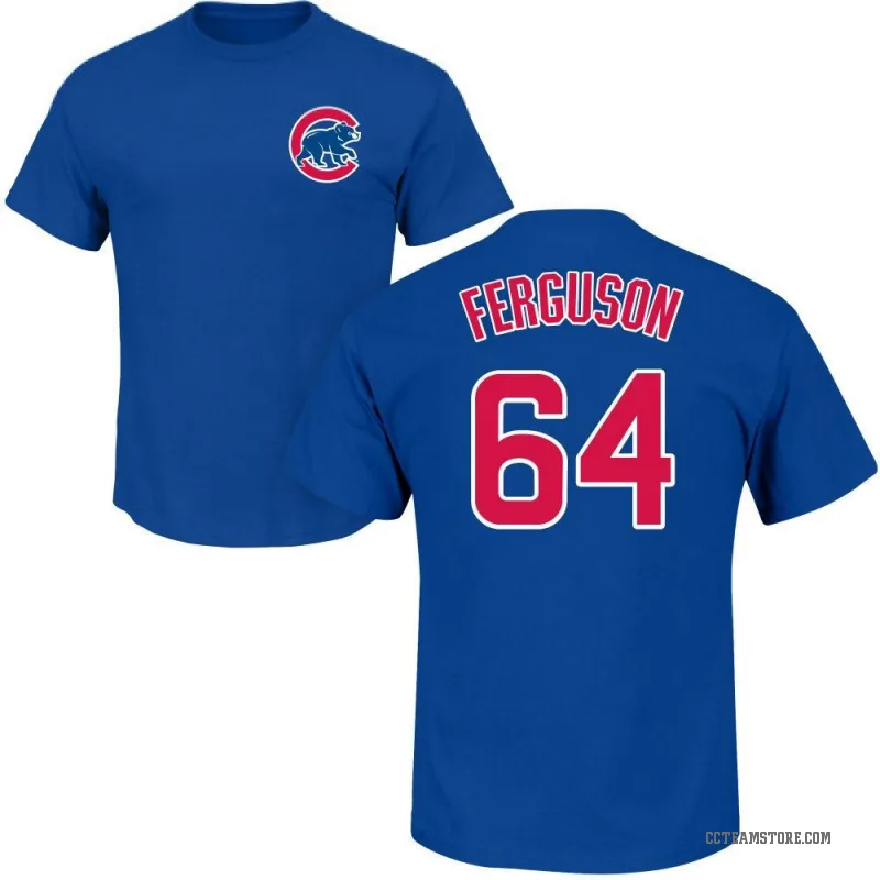 Tyler Ferguson Men's Royal Chicago Cubs Roster T-Shirt -