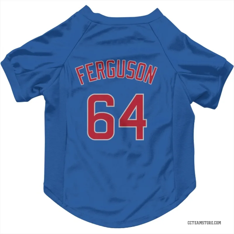 Tyler Ferguson  Royal Chicago Cubs  Cat & Dog Pet Jersey