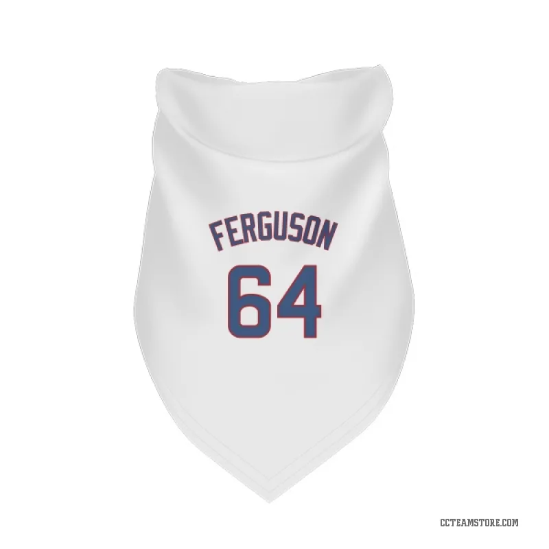 Tyler Ferguson  White Chicago Cubs  Cat & Dog Pet Bandana