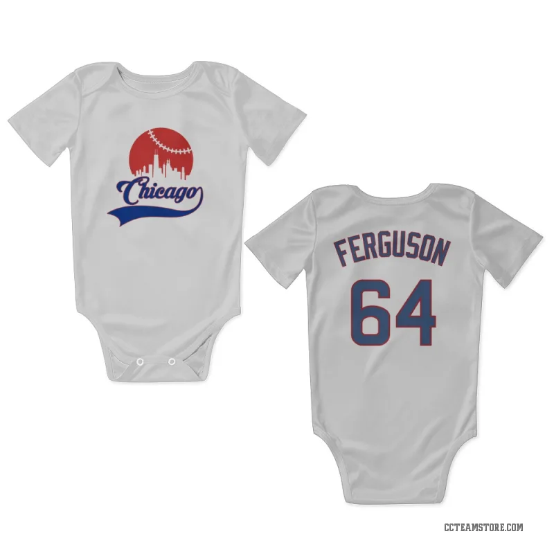 Tyler Ferguson  White Chicago Cubs  Newborn & Infant Bodysuit