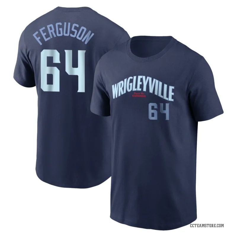 Tyler Ferguson Youth Navy Chicago Cubs City Connect T-Shirt